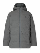 Polo Ralph Lauren - Parkview Logo-Embroidered Quilted Shell Hooded Down Jacket - Gray