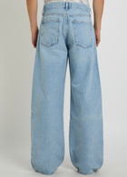 Agolde Afton Relaxed Straight-leg Jeans Light Blue