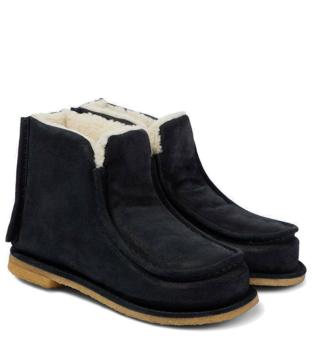 JW Anderson Black Fisherman Boots JW Anderson