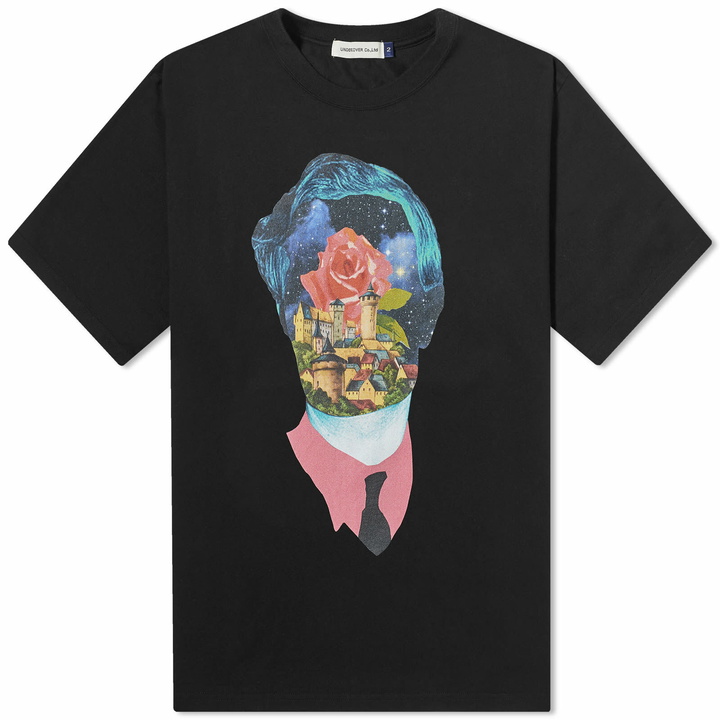 Photo: Undercover Men's Rose Castle T-Shirt in Black