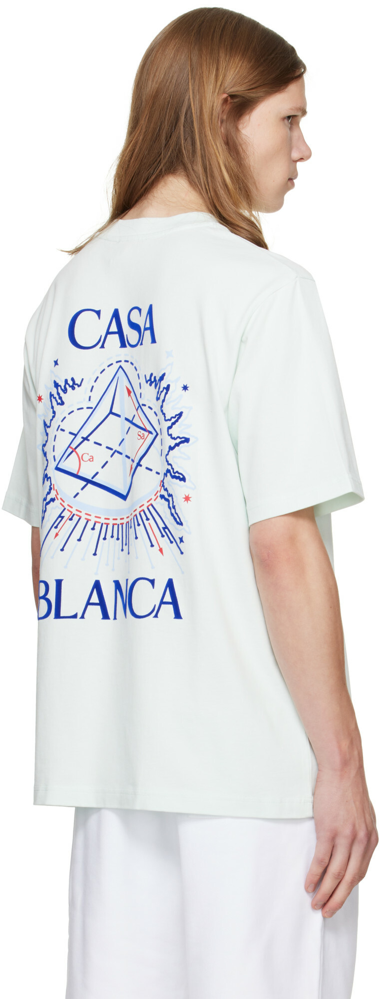 Casablanca White Celestial Pyramid Classic T-shirt