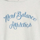 New Balance Athletics Relaxed League Hoodie in Ash Heather