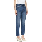 TOTEME Blue Twisted Seam Jeans