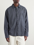 The Elder Statesman - Summer Weave Cotton Shirt - Blue