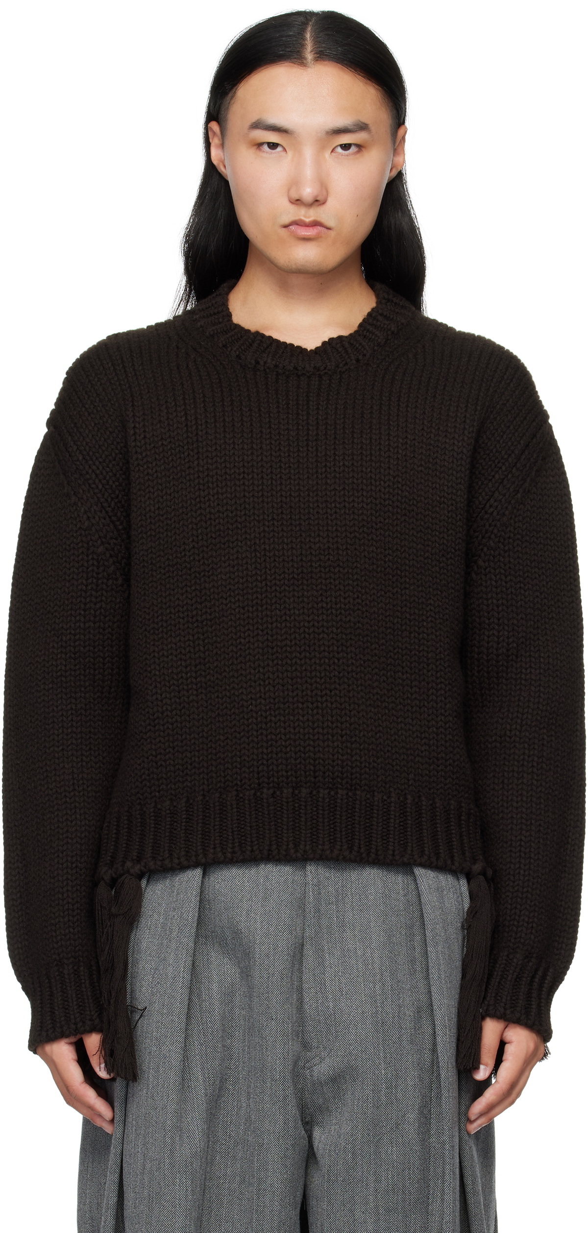 Hed Mayner Navy Thick Wool Turtleneck Sweater Hed Mayner