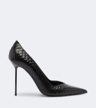 Paris Texas Lidia croc-effect leather pumps