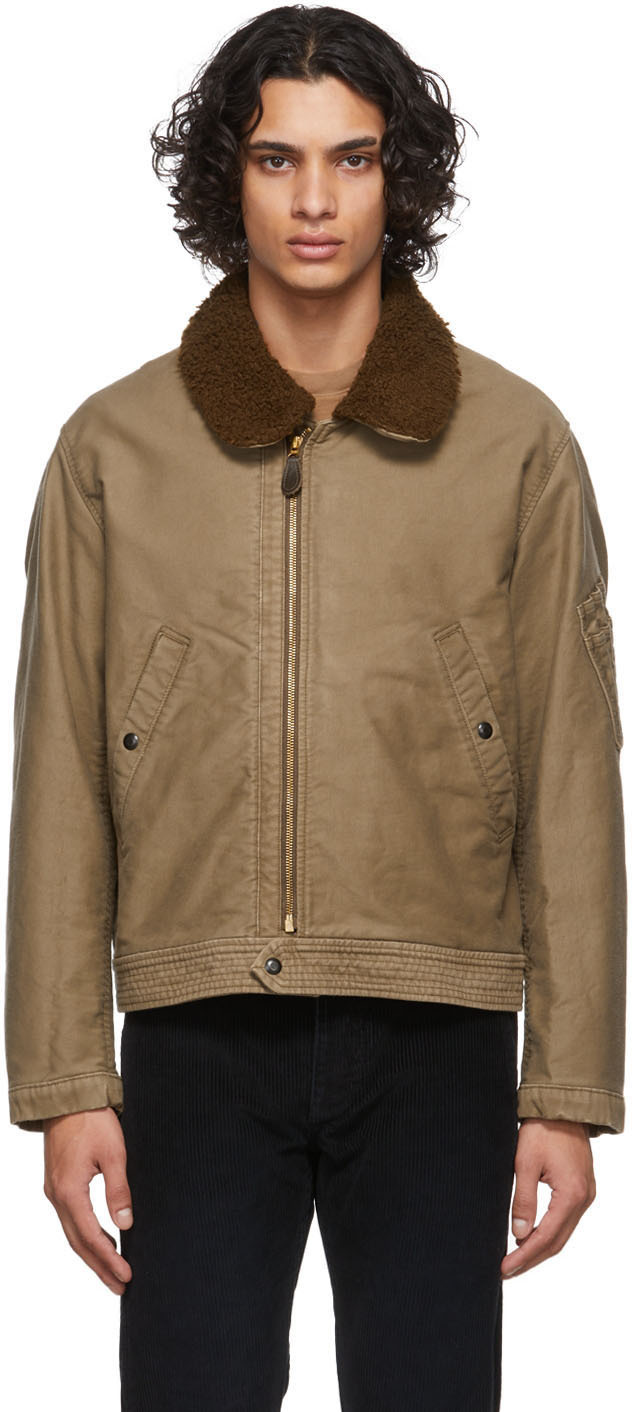 RRL Beige Clayworth Jacket RRL