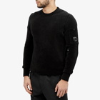 C.P. Company Men's Chenille Cotton Knit in Black