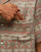 Portuguese Flannel Resort Shirt Brown - Mens - Shortsleeves
