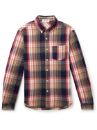 Alex Mill - Mill Button-Down Collar Checked Cotton-Flannel Shirt - Red