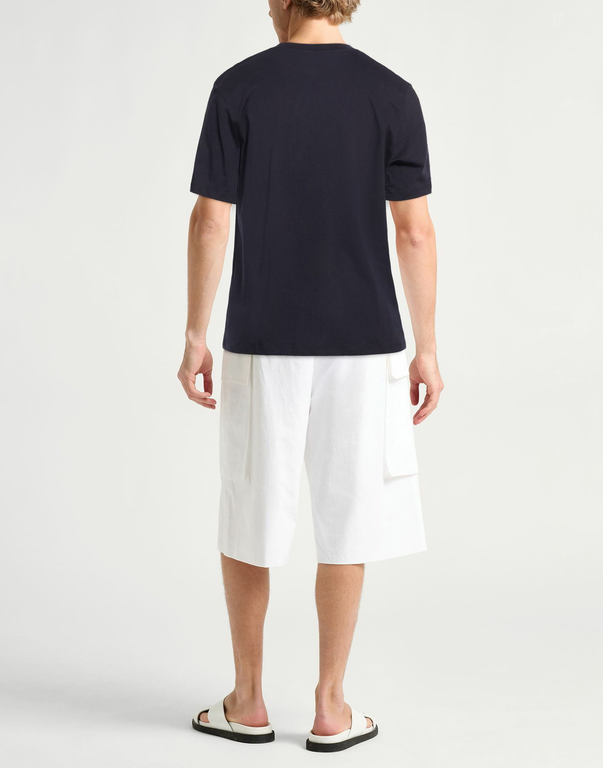 Balmain Mens T-shirt in Navy