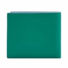 Maison Kitsuné Men's Chillax Compact Bifold Wallet in Grass Green