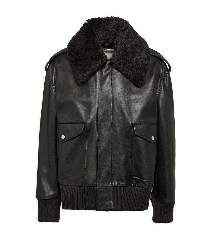Photo: Burberry Shearling leather jacket