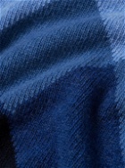 Kingsman - Argylle Jacquard-Knit Wool Sweater - Blue