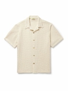 De Bonne Facture - Holiday Camp-Collar Cotton Shirt - Neutrals