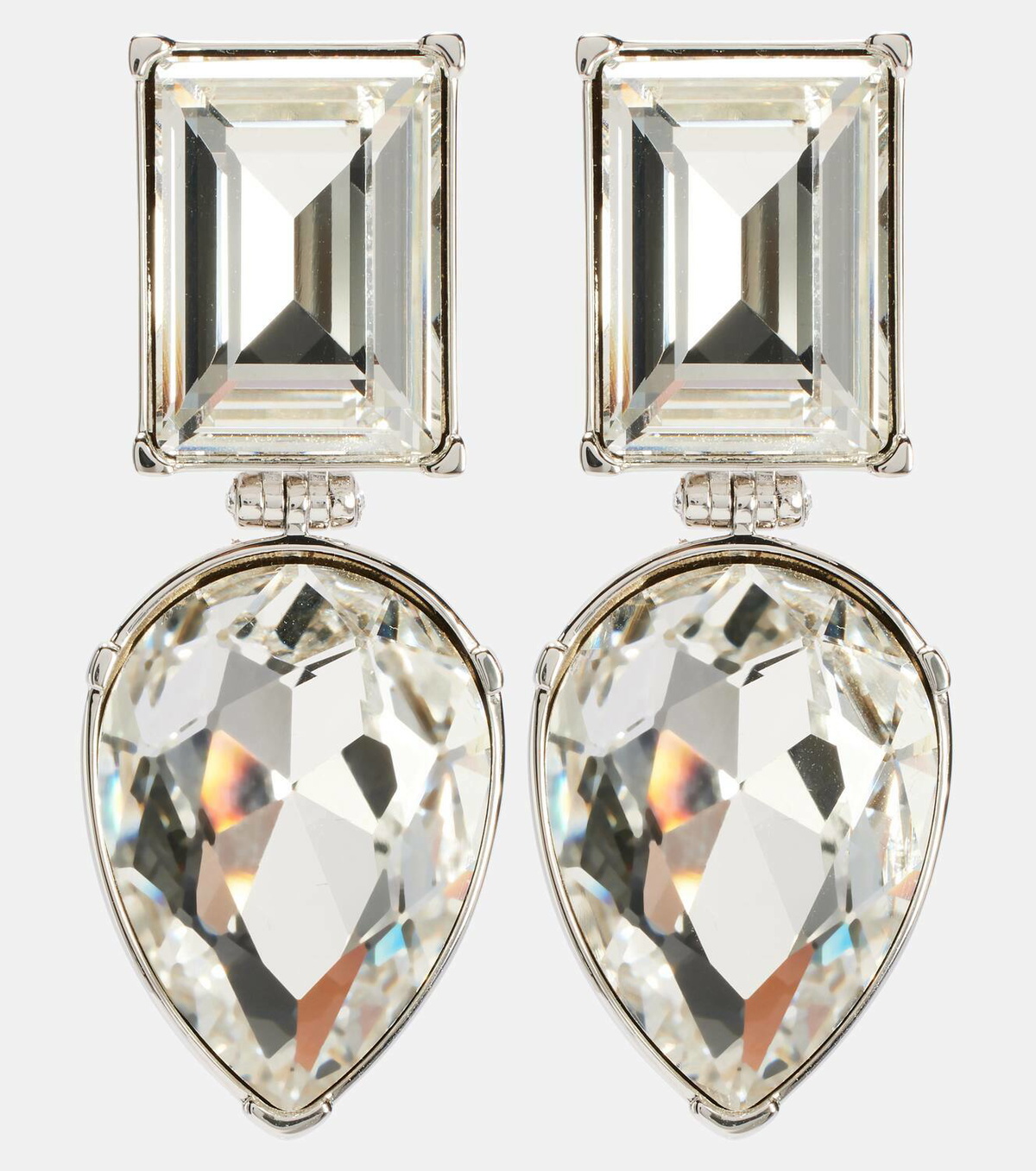 McQueen Crystal-embellished earrings