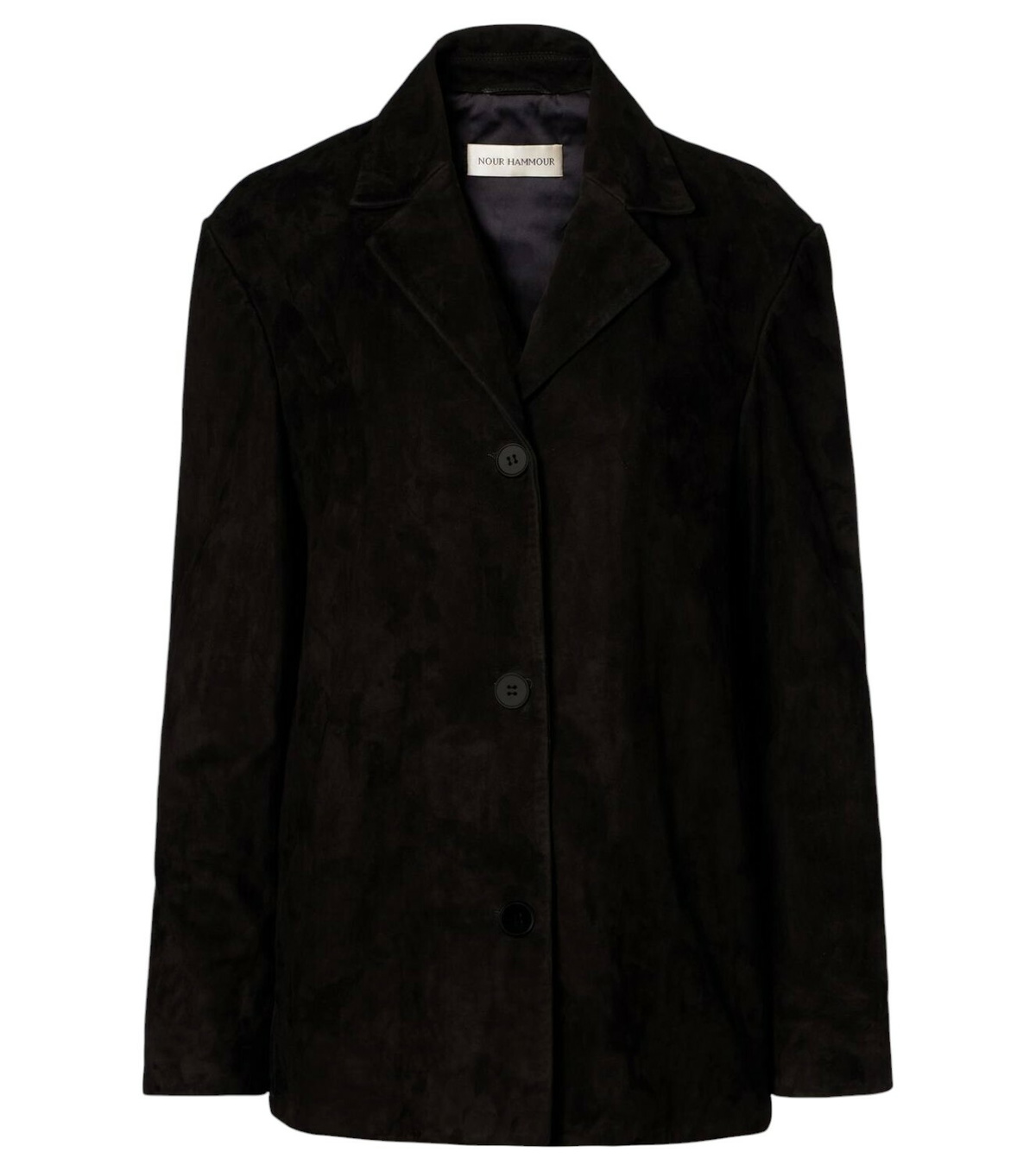 Nour Hammour Brown Bam Suede Jacket Nour Hammour