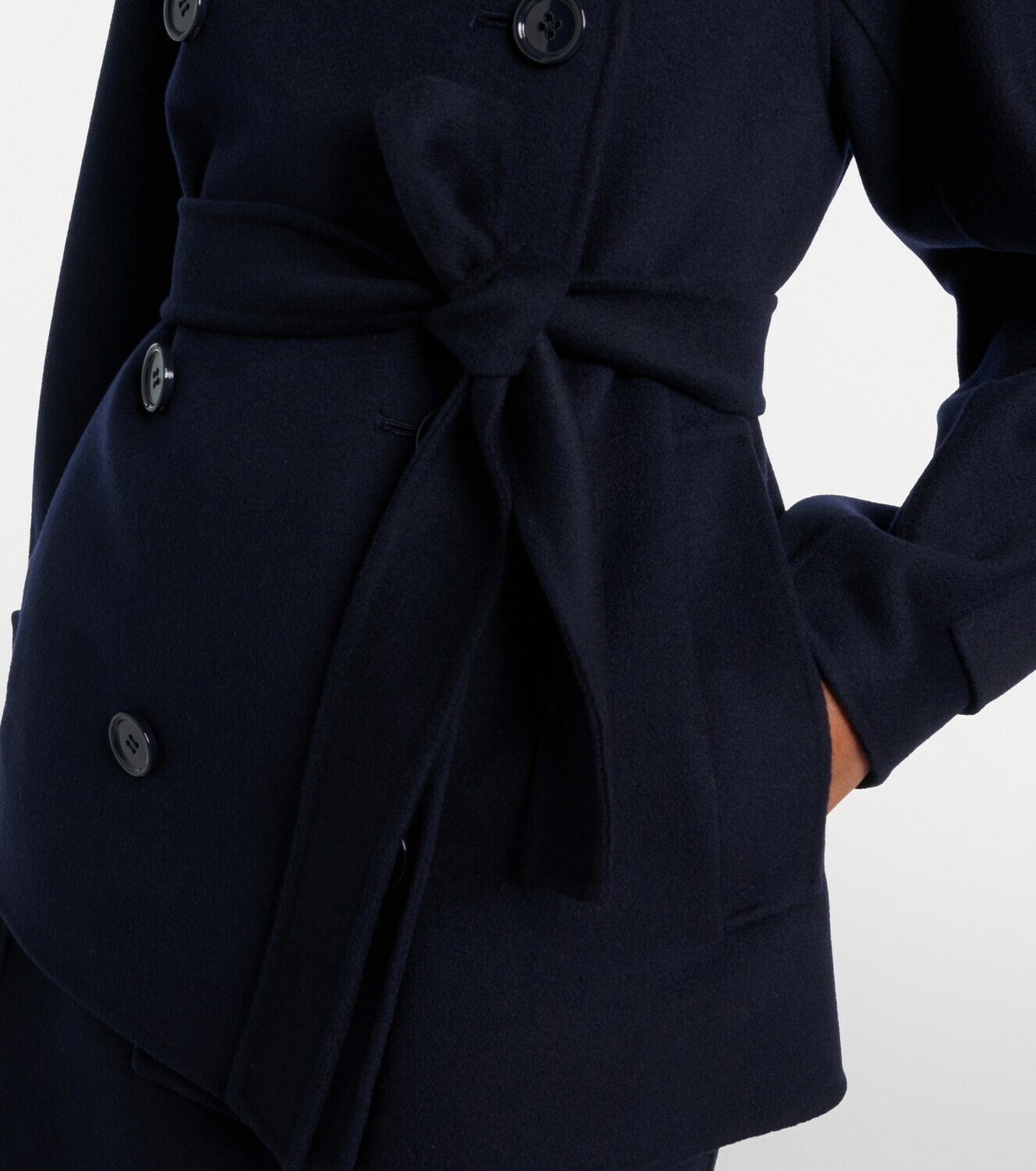 'S Max Mara Louise belted double-breasted virgin wool jacket
