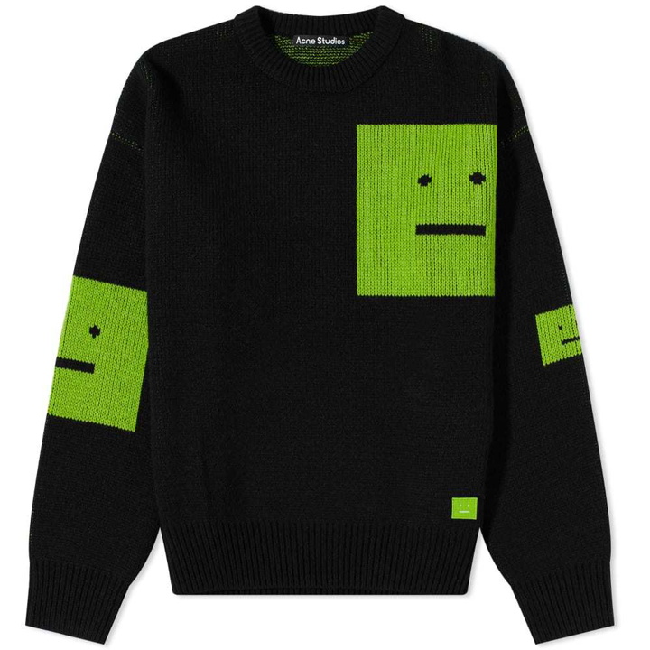 Photo: Acne Studios Nimah Pop Face Crew Knit