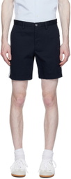 Theory Navy Zaine Shorts