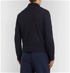 Giorgio Armani - Slim-Fit Virgin Wool-Piqué Jacket - Midnight blue