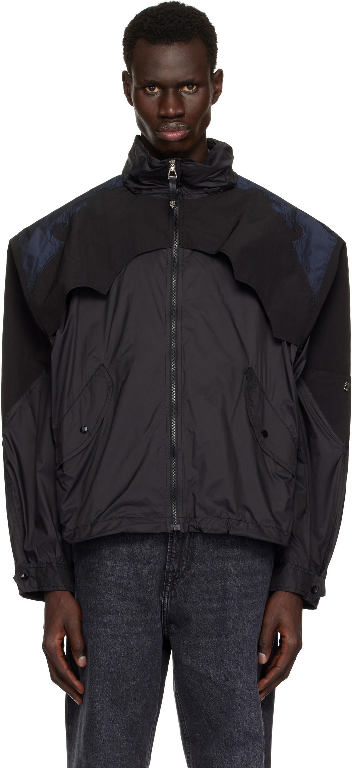 Toga Virilis Black Ripstop Jacket