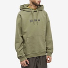 Napapijri Men's Box Logo Popover Hoody in Green Lichen