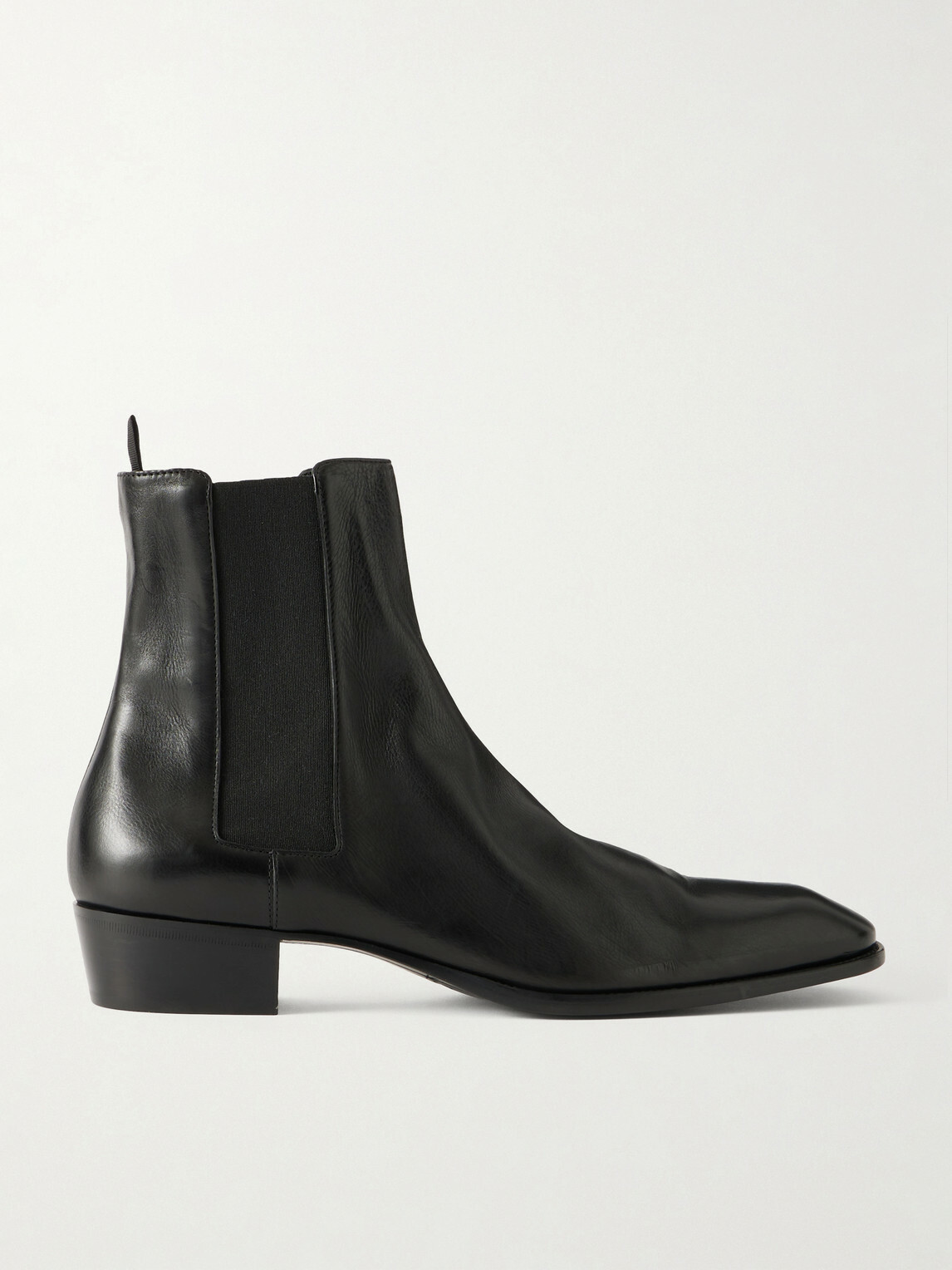 SAINT LAURENT - Stanton Leather Chelsea Boots - Black
