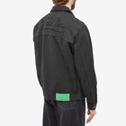 Off-White Men's Wave Off Canvas Skate Jacket in Black