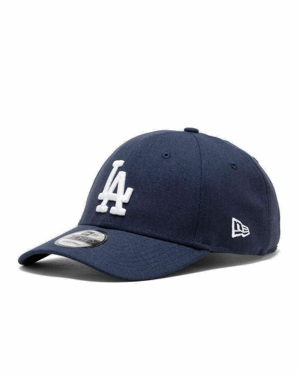 Photo: New Era Linen 9 Forty Los Angeles Dodgers Blue - Mens - Caps