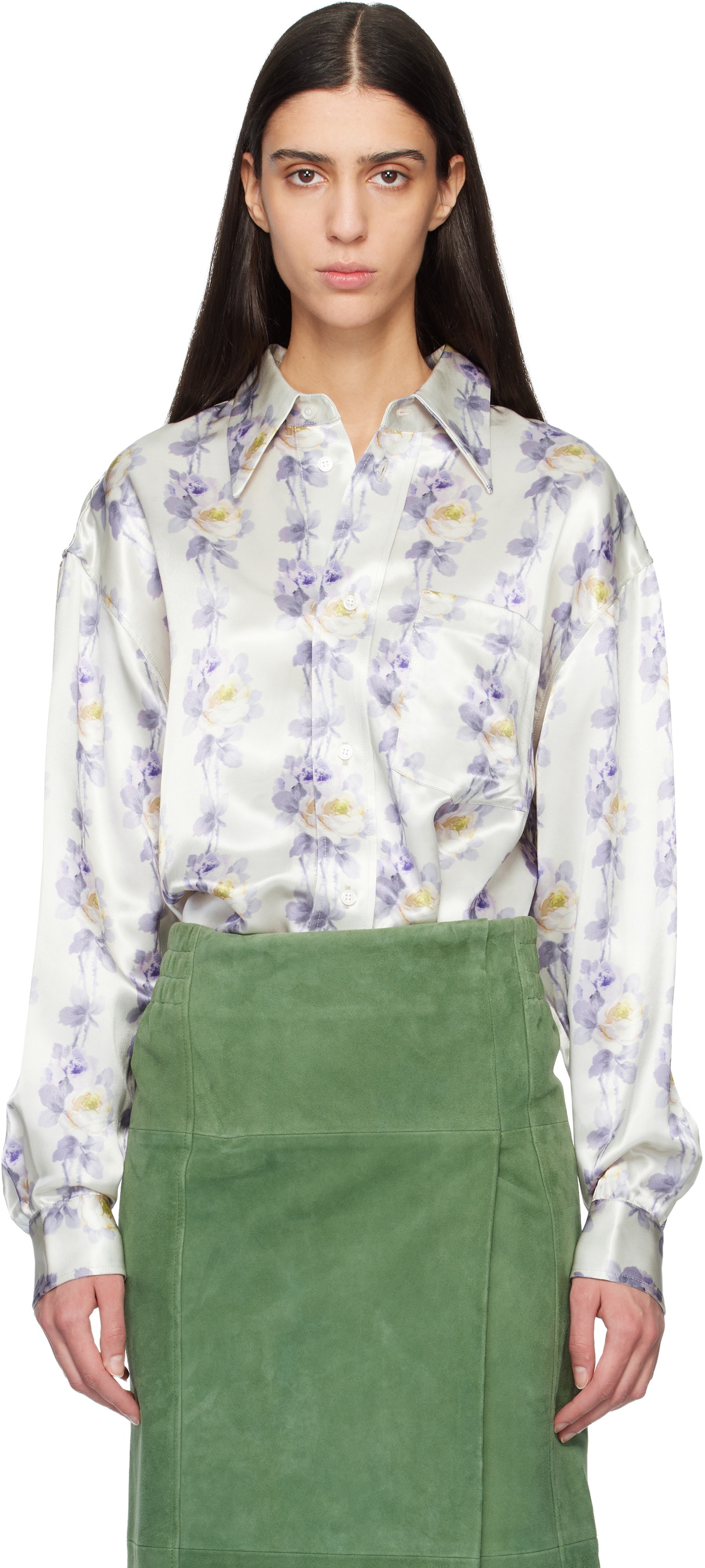 Meryll Rogge Off-White Classic Shirt