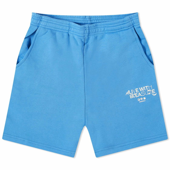 Photo: Adanola Women's Resort Sports Sweat Shorts in Sky Blue