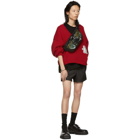 Doublet Red 3D Patch Cut-Off Sweater