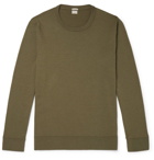 Massimo Alba - Watercolour-Dyed Cashmere Sweater - Army green
