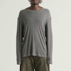 END. x Samsøe Samsøe Men's Sadango LS T-Shirt in Grey