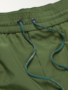 DOLCE & GABBANA - Mid-Length Logo-Appliquéd Swim Shorts - Green - 4