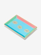 Suzanne Kalan X Jonathan Adler Blue Three Evil Eyes Porcelain Jewellery Tray