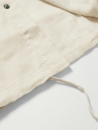 Frescobol Carioca - Diego Linen and Cotton-Blend Coach Jacket - Neutrals