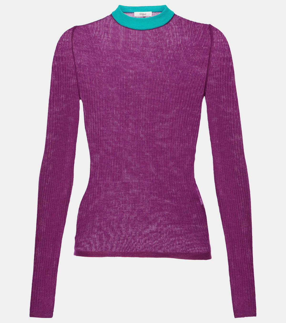 Chloé Ribbed-knit wool sweater