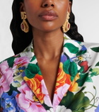 Dolce&Gabbana DG crystal-embellished clip-on earrings