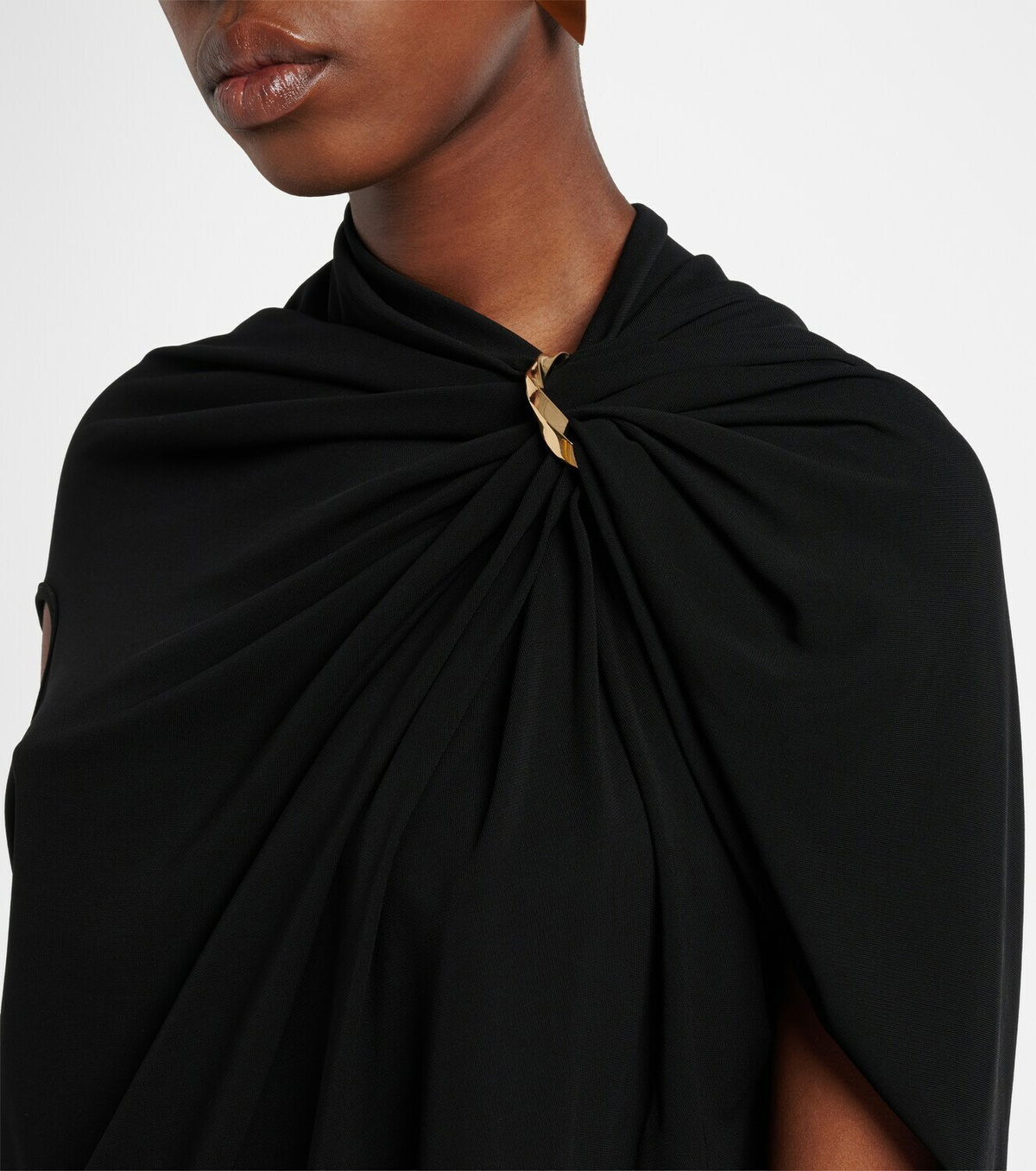 Sportmax Draped crêpe minidress
