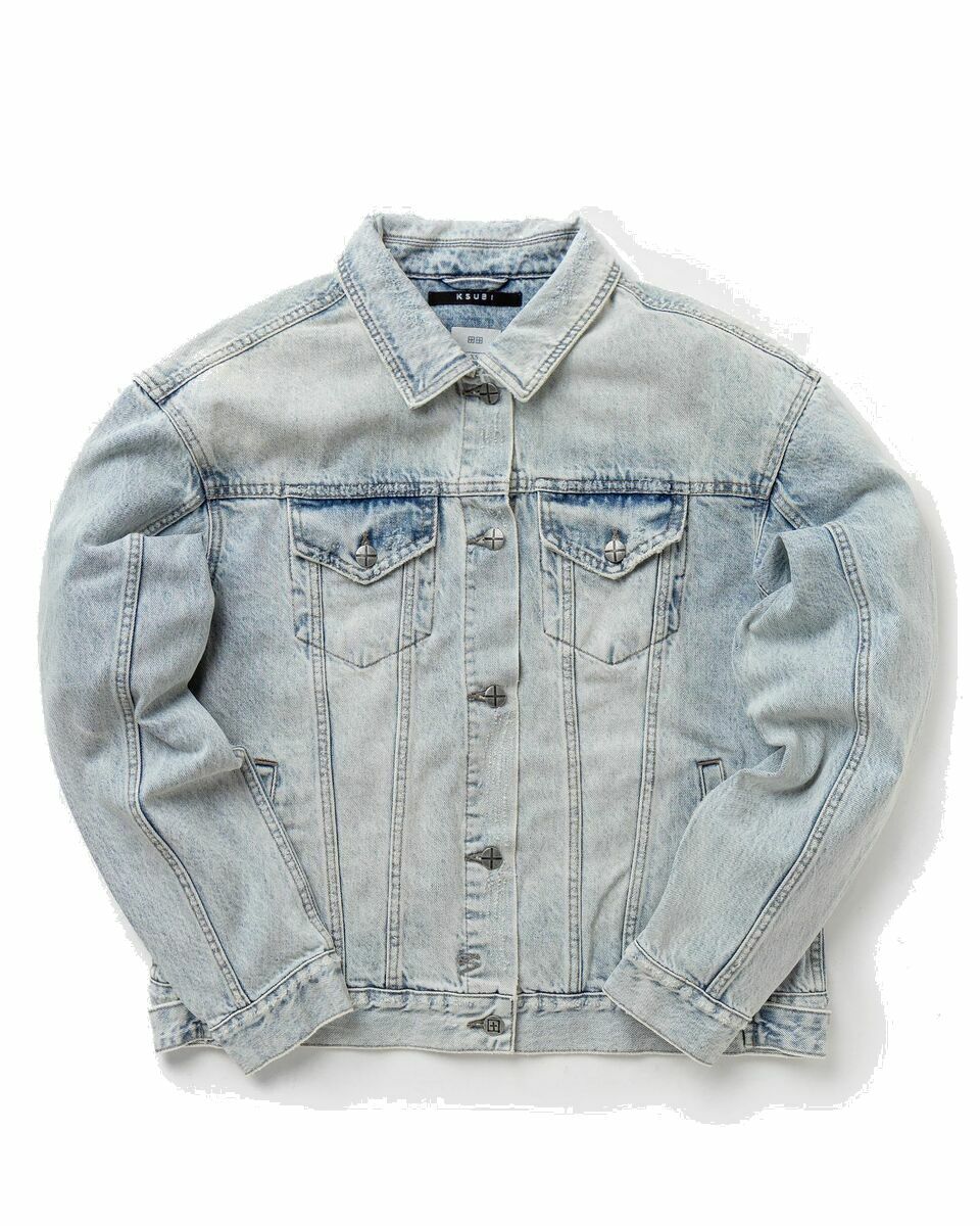 Ksubi Blue Daggerz Crop Jacket Ksubi