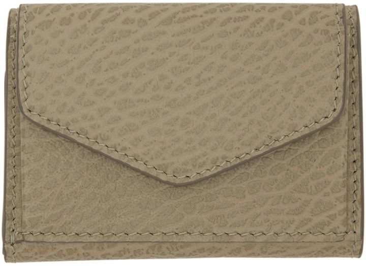 Photo: Maison Margiela Beige Trifold Wallet