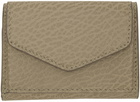 Maison Margiela Beige Trifold Wallet