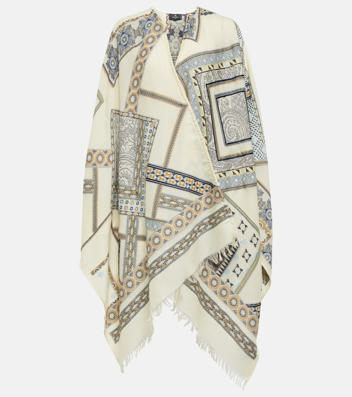 ETRO Women's Wool and Cashmere Cape Brown main image 1