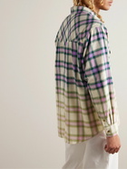 Isabel Marant - Pilou Checked Cotton-Flannel Shirt - White