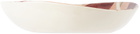 The Conran Shop Burgundy & Pink Cross Hatch Serving Bowl