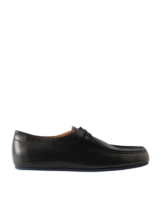 Photo: Jil Sander - Leather Derby Shoes - Black