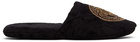 Versace Black Medusa Greca Slippers