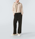 Ami Paris Cotton corduroy wide-leg pants